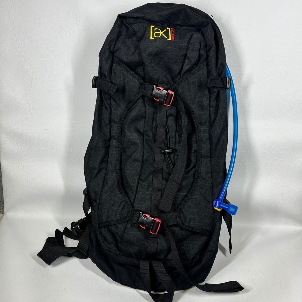 Burton ak Backpack Snowboard Hiking Black Pack with 3.0L CamelBak Reservoir